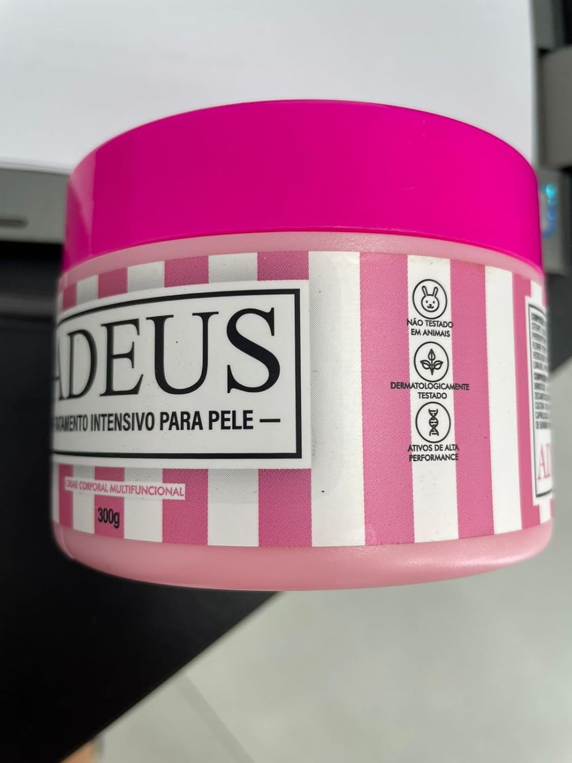 Crema Adeus Original Brasileña — Crema Corporal para Celulitis, Flacidez, Foliculitis ,Grasa localizada  y Estrías (300g)