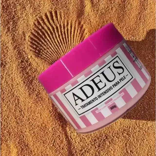 Crema Adeus Original Brasileña — Crema Corporal para Celulitis, Flacidez, Foliculitis ,Grasa localizada  y Estrías (300g)