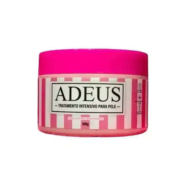 Crema Adeus Original Brasileña — Crema Corporal para Celulitis, Flacidez, Foliculitis ,Grasa localizada  y Estrías (300g)